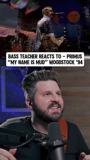 Bass Teacher REACTS to PRIMUS “My Name Is Mud” (Woodstock ’94)