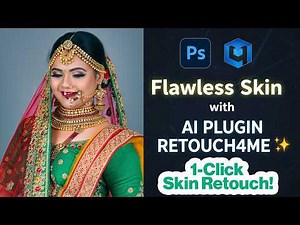 Skin Retouching Will Now Be Super Fast! | Photoshop AI Plugin Tutorial (Hindi)
