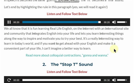 英语中 "T" 发音的说明