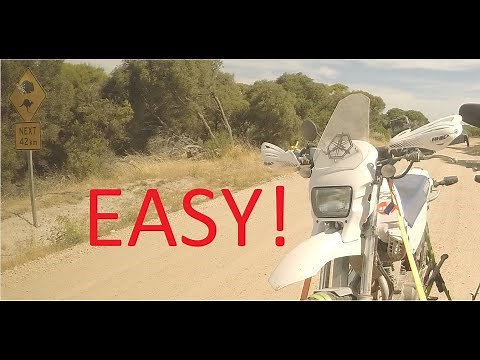 Low cost DIY motorcycle windshield- improved how to video!