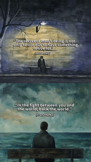 dostoevsky vs kafka on something to live for #kafka #shorts
