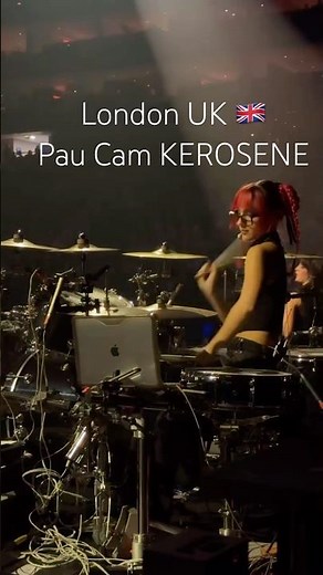 The Warning - Pau Drum Cam KEROSENE at the O2 in London UK 🇬🇧 2026 (Studio Version)