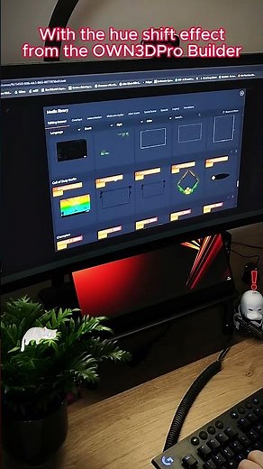 Let's make a random Stream Design in the Scene Builder - Part 4! #design #overlays #SceneBuilder