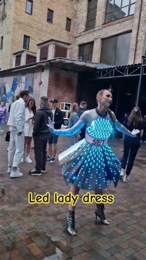 led lady dress by #anyrobots