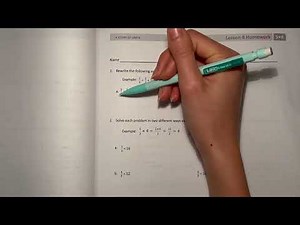 Eureka Math Grade 5 Module 4 Lesson 8 Homework | #mathwithaubrey #answers