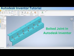 Autodesk Inventor Tutorial: Bolted Joint in Autodesk inventor