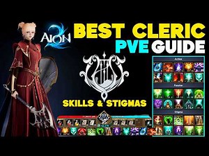 AION 2 Cleric PVE Build for Skills & Stigmas | Beginners Guide | Cleric Gameplay | Global Release