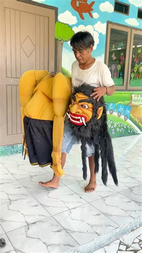 Tutorial cara memakai kostum butoo viral