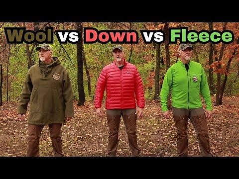 Wool vs Down vs Fleece