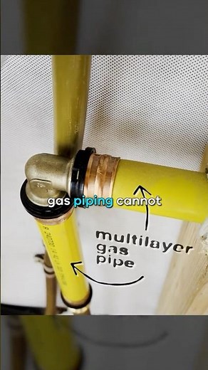 Installing metallic and multilayer gas piping in new homes