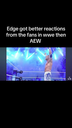 Edge's Fan Reactions in WWE vs AEW