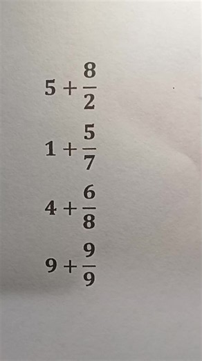 How to Add a Whole Number to an Improper Fraction | Easy Math #easymath #maths #matheasy #mathematics #math