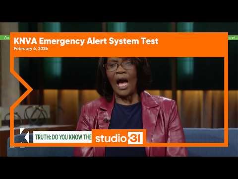KNVA Emergency Alert System (EAS) Test, 2/6/2026