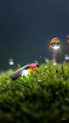 MacroHero Cinema — Firefly: Moss Poem | #aiassisted #nature #insects #cinematic #documentary