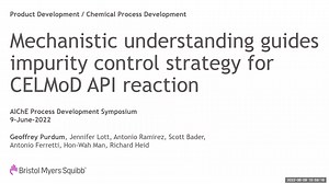 Mechanistic understanding guides impurity control strategy for CELMoD API reaction