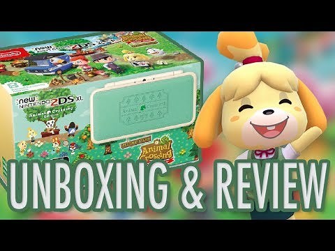 New Nintendo 2DS XL: Animal Crossing Edition UNBOXING + REVIEW