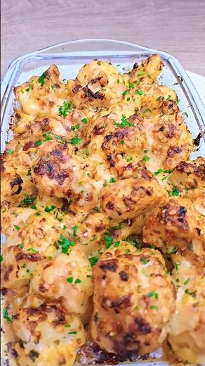 Roasted Cauliflower with Parmesan