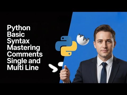 Python Basic Syntax Mastering Comments Single and Multi line