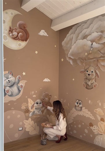 Albero Nuvola: Creazione nel Kids Room di Olimpia