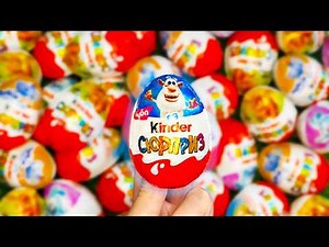 Booba Kinder Surprise Opening Satisfying ASMR Video Yummy Chocolate Egg