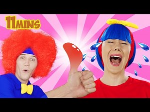 Boo Boo Song & More | Nursery Rhymes and Kids Songs | Dominoki