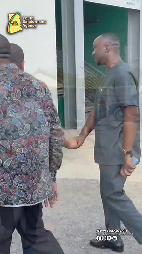 Inspection of the agency’s warehouses.#yeaghana #jobcreation #youthemployment #skillsdevelopment #TransformingLives #Empowering | Youth Employment Agency, Ghana