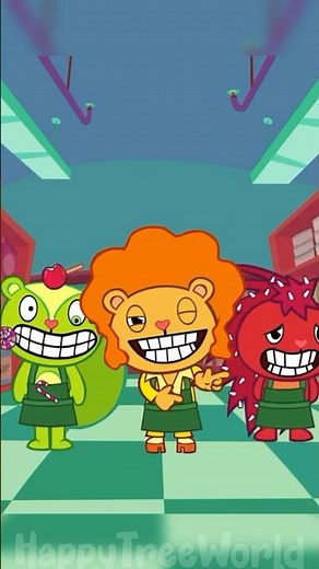 Every time Disco Bear and Flaky interacted | HTF Shorts #bringbackhtf #happytreefriends #htf