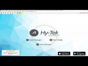 Meet Manager 8 0 Lesson 6 Entering Athletes