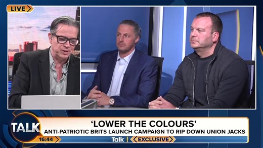359K views · 17K reactions | Co-founders of Raise the Colours, Ryan Bridge and Elliot Stanley, say for every Union Jack taken down, they will put two up. This comes after anti-patriotic Brits have launched a coordinated campaign to rip down Union Jacks. | TalkTVUK | Facebook
