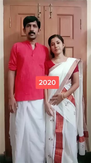 2020 to 2010 After our WEDDING photo memmory... here it is our first FAMILY photo.. #malayalam #trending #memmories