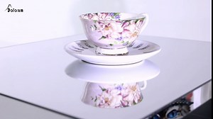 Dolonm Mirrored Nightstand Modern Mirror End Table Bed Side Table for Bedroom Living Room with Metal Legs, Purple