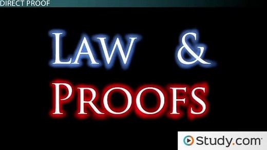 Direct Proof Definition, Induction & Examples