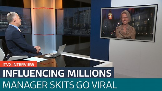 Meet the leadership coach behind the popular 'bad manager' social skit videos - Latest From ITV News