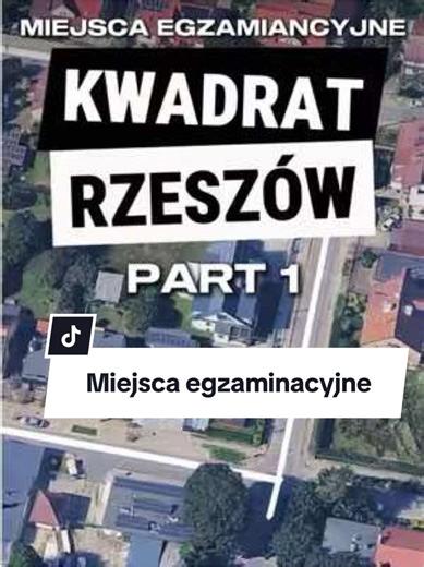 Legendarny Rzeszowski Kwadrat: Miejsce Egzaminacyjne