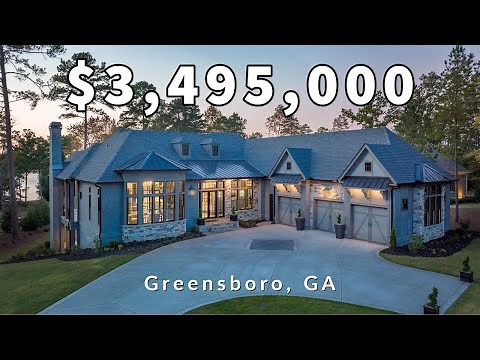 Inside the MOST Luxurious Home on Lake Oconee