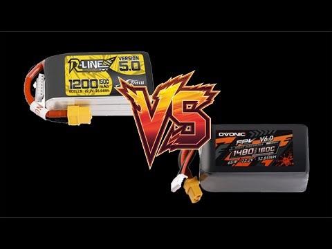 Lipo battery test Tattu vs Ovonic.