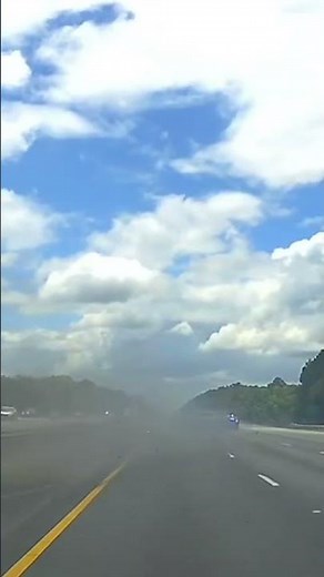 Dashcam video captures police chase crash on I-95