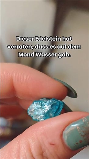 Dieser Edelstein hat verraten, dass es auf dem Mond Wasser gab.