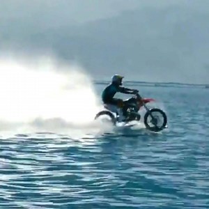 64K views · 1.1K reactions | Riding on water. | Cycle World Magazine | Facebook