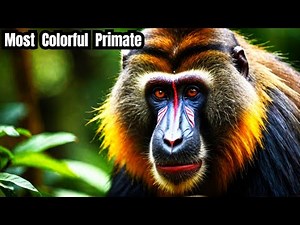 The mandrill: The Most Colorful Primate on Earth