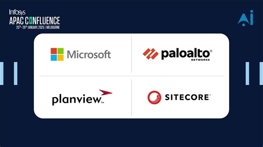 In collaboration with our Gold Sponsors, we're revolutionizing enterprise AI implementation to drive transformation and growth. Join us in shaping the future of #EnterpriseAI. Explore more: infy.com/40v4pzf #APACConfluence2025 #InfosysConfluence Palo Alto Networks | Infosys