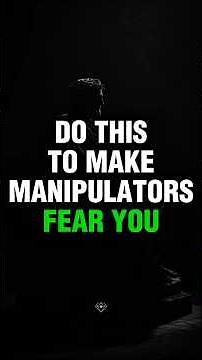 Do This To Make Manipulators Fear You | Stoicism