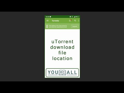 uTorrent is not showing downloaded files
