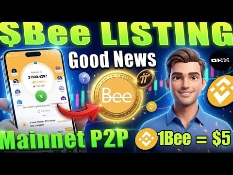Good News 💥 Bee Network Listing Update ll Finally Bee Coin Mainnet P2P 😱 1Bee = $5 🤑🎉 #beenetwork