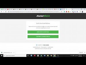 marketwatch: crear cuenta en market watch