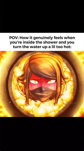 POV: How it feels when you're taking a shower and turn the water a lil too hot #anime #danganronpa
