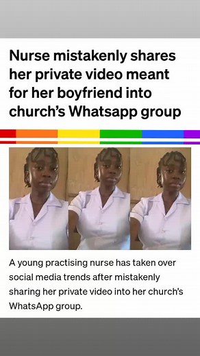Nurse Private Video Enters WhatsApp - TikTok Nurse Incident