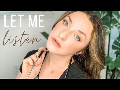 ASMR | nurse listens to your HEARTBEAT roleplay (ft. intense HEARTBEAT sounds)