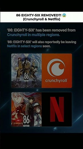 Why is 86 Eighty-Six VANISHING? 📉 #AnimeNews #86eightysix #anime #remove #shorts #fyp
