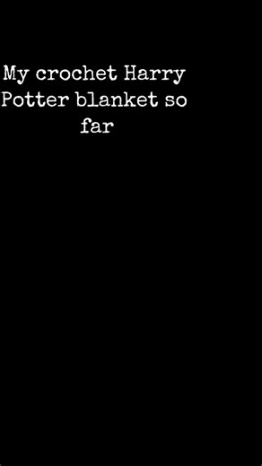 Harry Potter Crochet Blanket: A Creative Journey